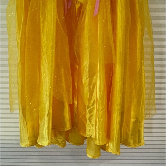 Disney Princess Belle Costume Dress Size Large - Picture 3 of 9
